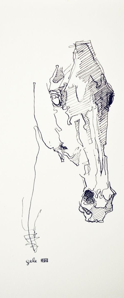 Equine Nude 123 by Benedicte Gele