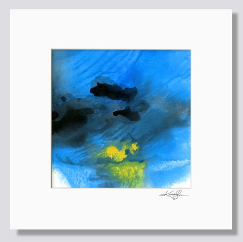 Meditation Poetry 12 - Abstract Painting by Kathy Morton Stanion by Kathy Morton Stanion