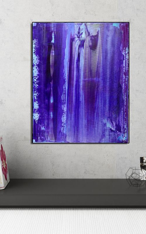 Purple Rain 1 | Bold abstract colorfield by Nestor Toro