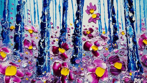 "Violet Forest & Flowers in Love"