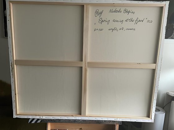 Spring evening at the fjord