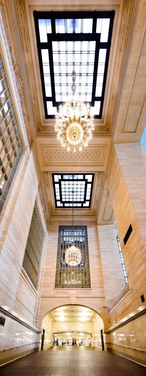 Photorealistic Cityscapes Photograph By Tom Hanslien, 20 X 51", Grand Central Terminal, Original Artwork