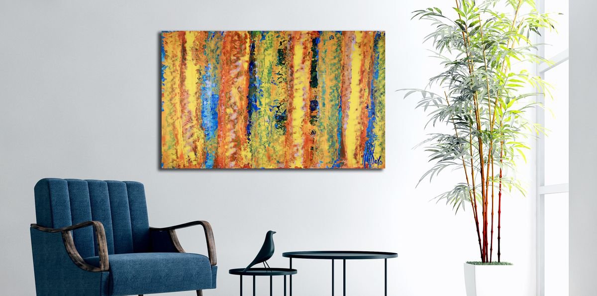 Color Frenzy 1 By Nestor Toro, 34 X 20, Artwork For Sale On Artfinder