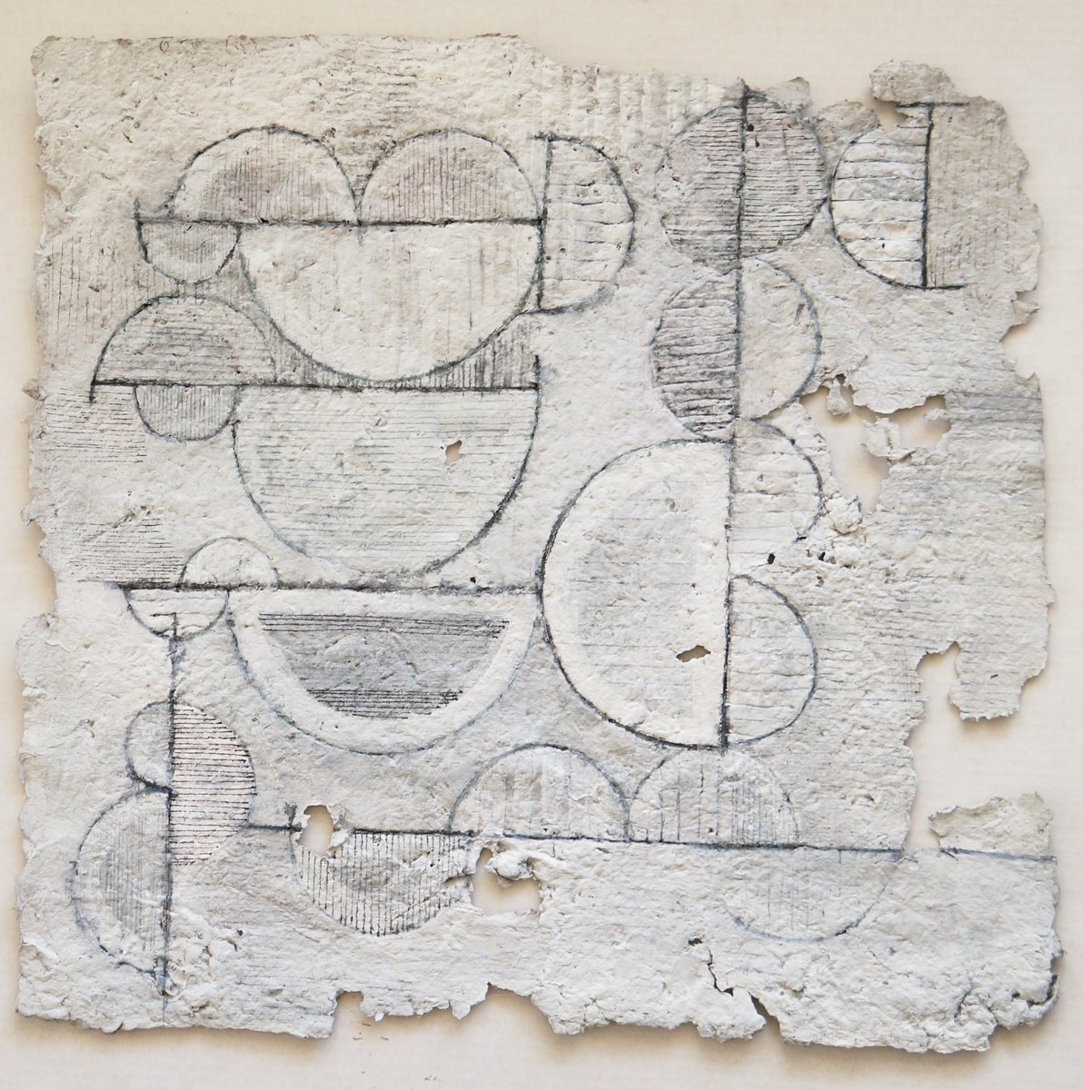 Geometric Abstract Painting By Anna Jannack, 12 X 12, Mind Shaping Xx, Original Artwork