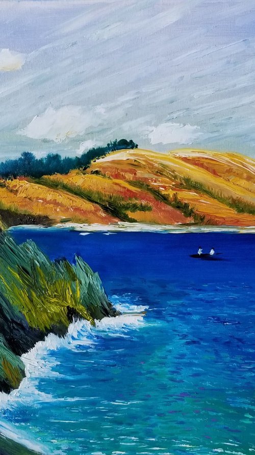 On the Suffolk Coast by Alexandra Tomorskaya/Caramel Art Gallery