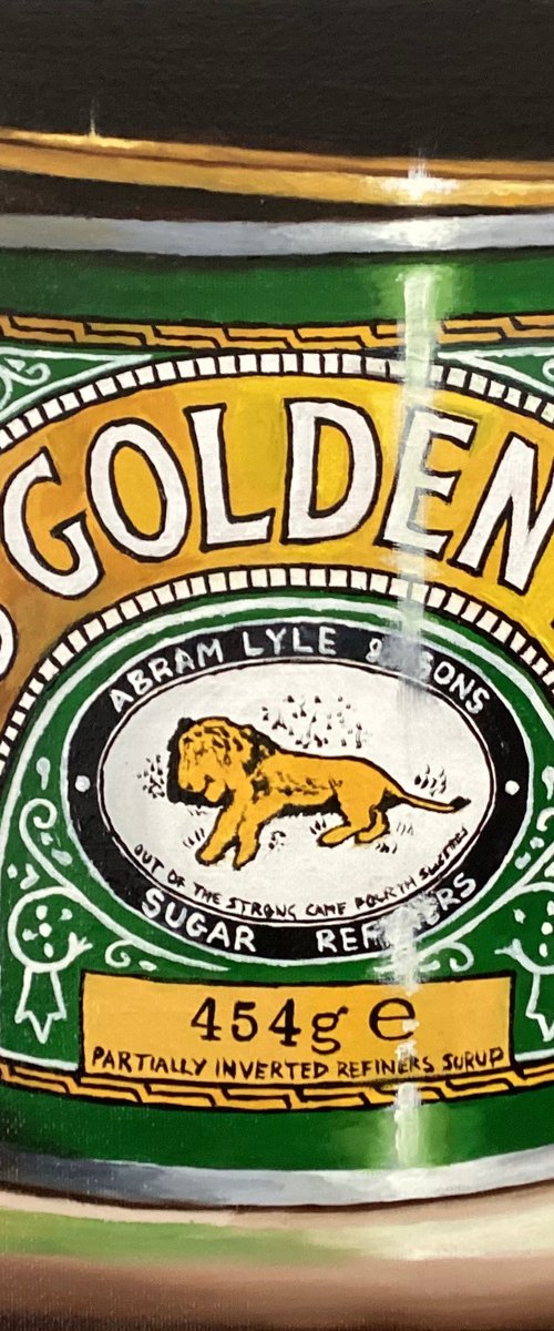 Golden syrup. still life by Jane Palmer Art