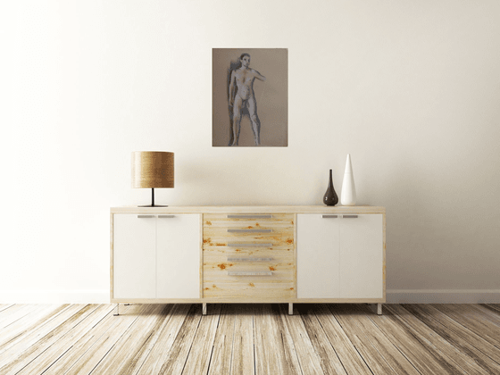 Nude Self-Portrait #2, 65x50 cm