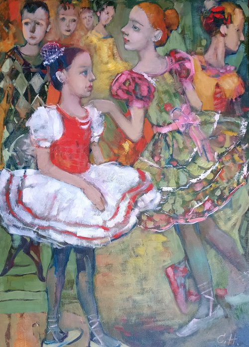 Little balerinas by Nina Stasiukova
