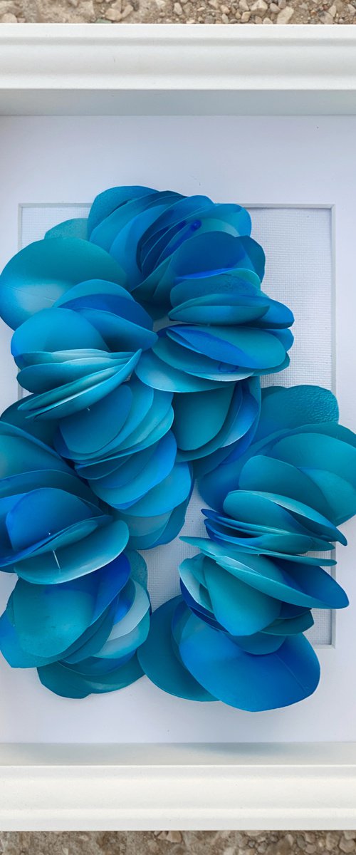 Elite Ocean Blue Roses by Swapna Namboodiri