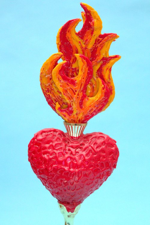 Flaming Heart by Karl G.o.P.