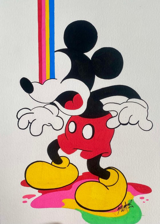 ‘Mickey Sees Colours’ 2024 Original