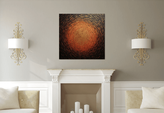 Vast Orange-Purple Radiance