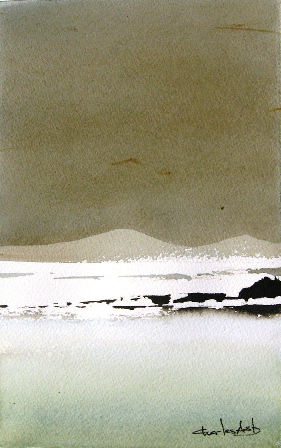 Prairie Twilight - Original Watercolor Painting