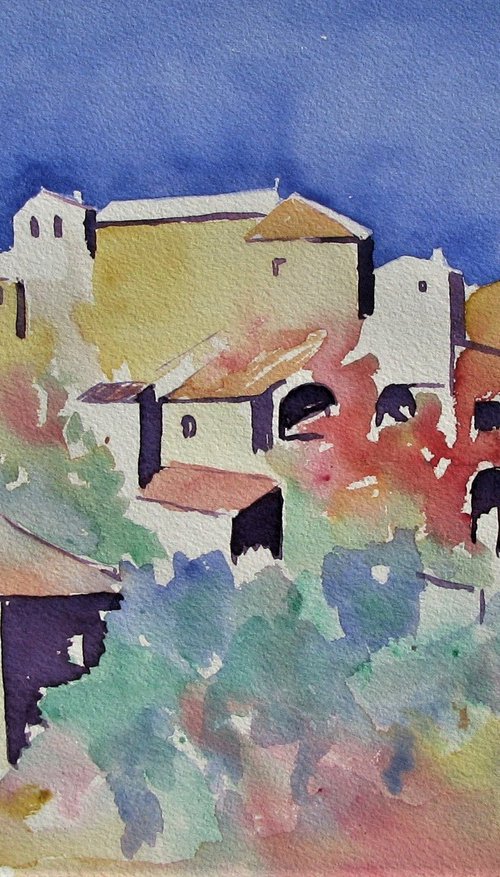 Village in the south of France 2 by Jean-Noël Le Junter