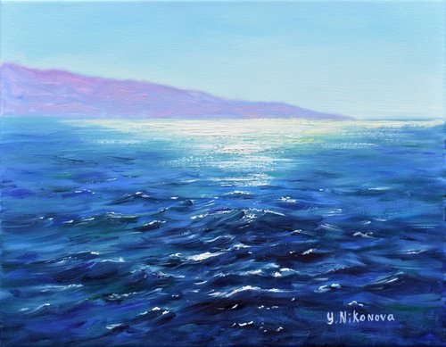 Deep Blue Waves by Yulia Nikonova