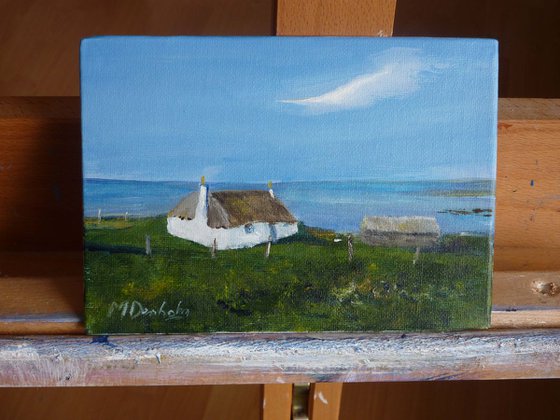 Thatched croft on N Uist