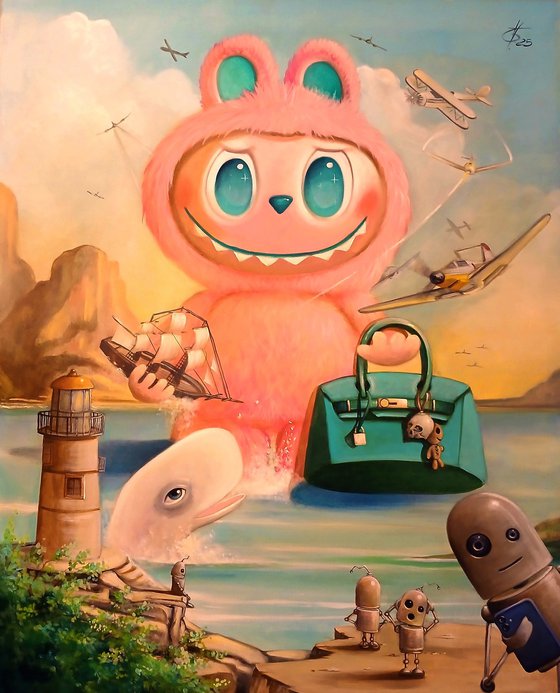 Labubu monster Birkin