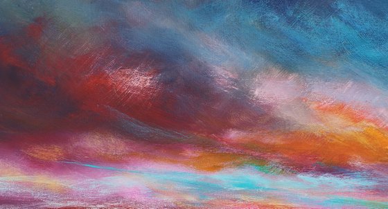 "Just You & Me" - Cornish Seascape, Art, Skyscape