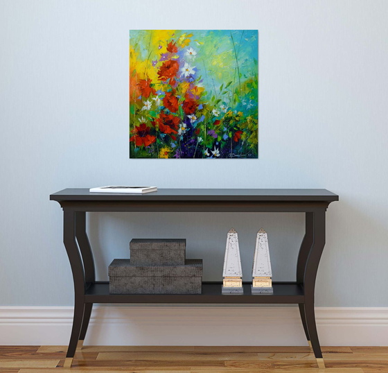Rhythm of summer flowers
