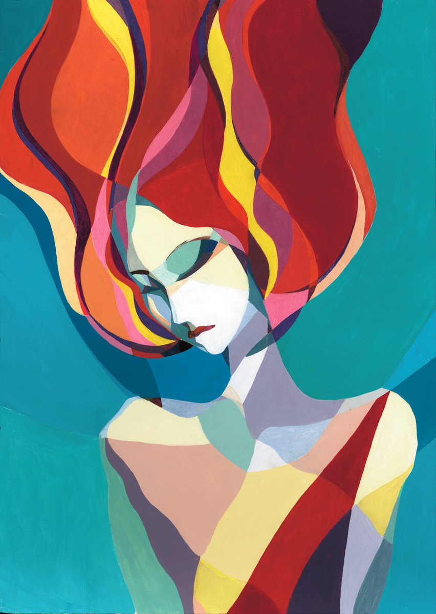 Woman . Fire . Water By Paola Minekov, 17 X 23, Artwork For Sale On Artfinder
