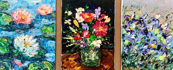 Miniature with flowers