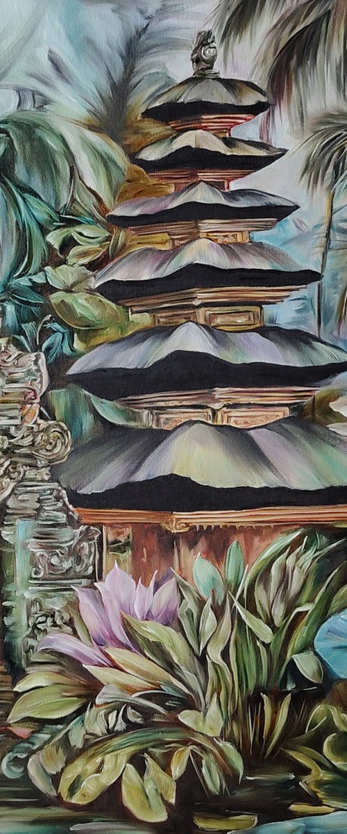 Balinese Templ by Olga Van Dine