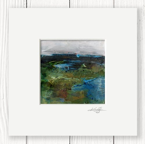 Mystical Land 419 - Textural Landscape Painting by Kathy Morton Stanion by Kathy Morton Stanion