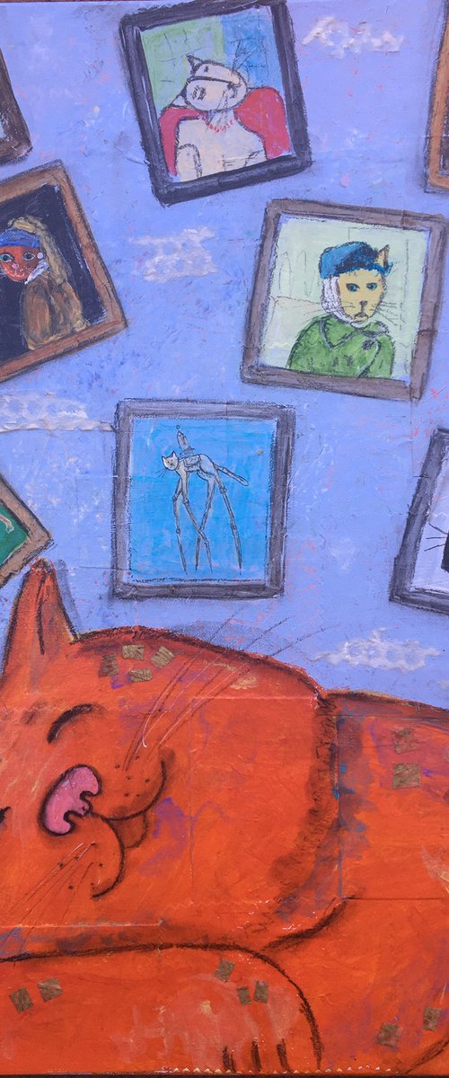 Dreams of a museum cat by Anya Getter