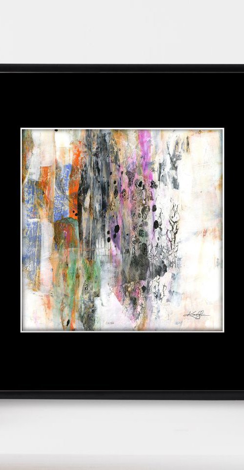 Abstract Dreams 60 - Mixed Media Abstract Painting in mat by Kathy Morton Stanion by Kathy Morton Stanion