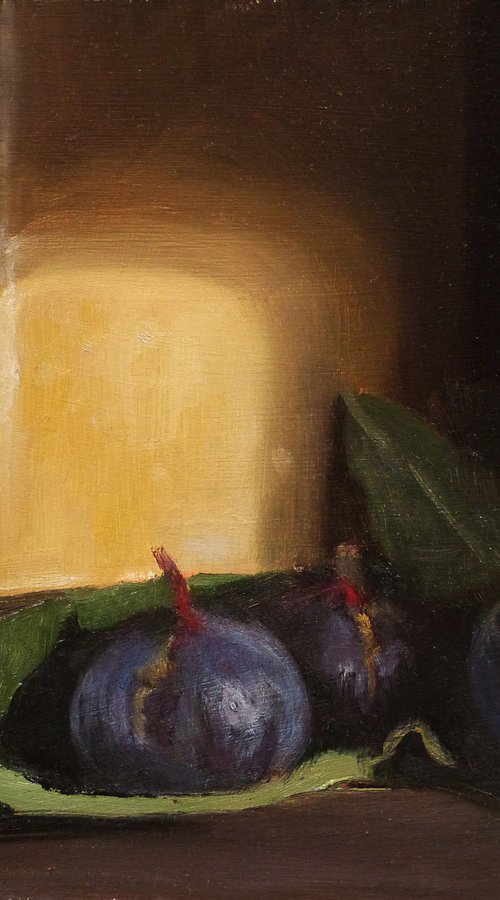 Figues et Pot Jaune by Pascal Giroud