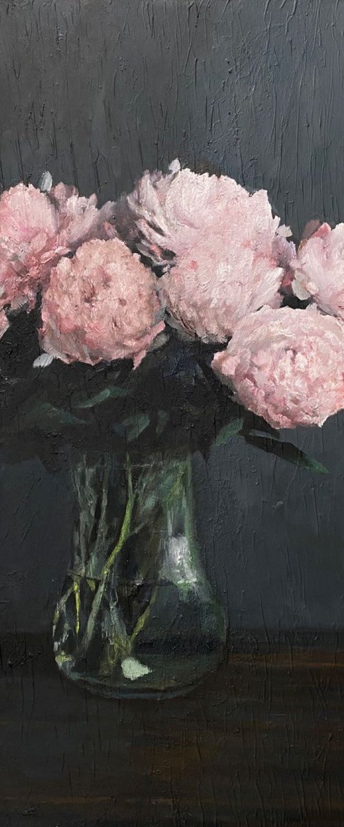 Peonies by Bohdan Vykhrenko