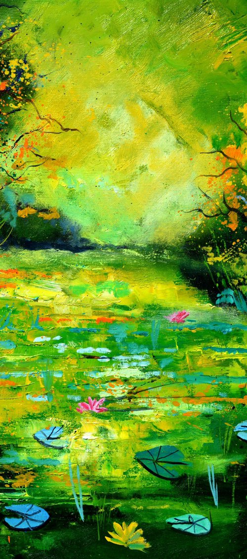 Green pond by Pol Henry Ledent