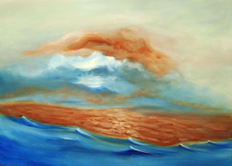 Seascape Acrylic Painting By Kristina Valic Artfinder