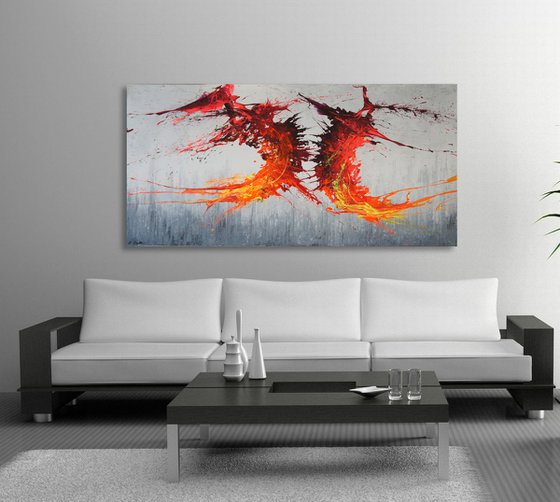 Twisting Fire IV (Spirits Of Skies 128161) (160 x 80 cm) XXXL (64 x 32 inches)