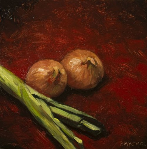 Onions and leek by Olivier Payeur