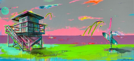 Neon surfing