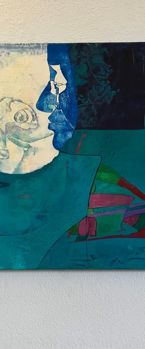 BLUE PORTRAIT by Marina Dilanyan