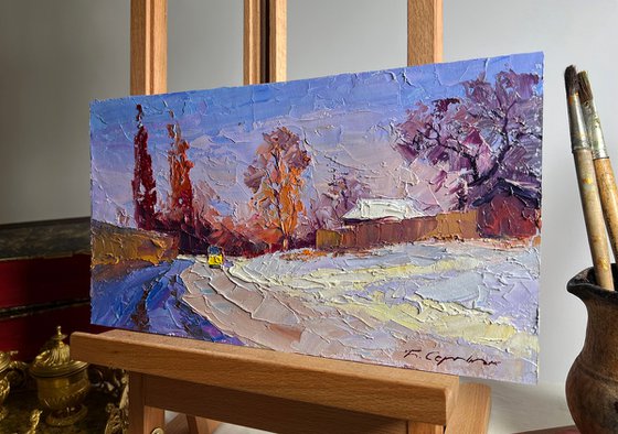 The Street Was Covered with Snow