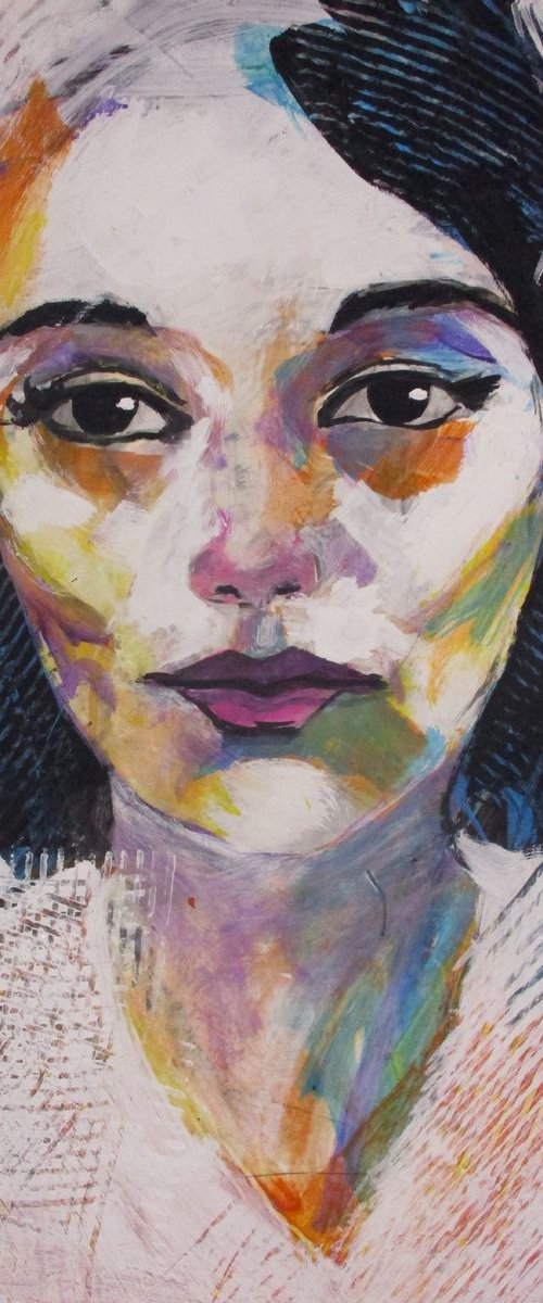 Girls on paper 0204-18b by Richard  Kuhn