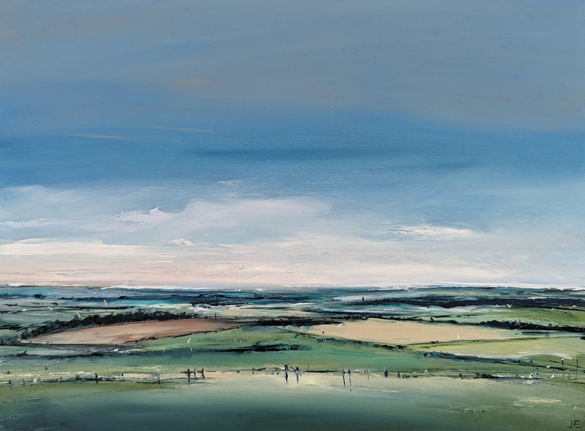 Whiteleaf Hill Landscape by Jo Earl