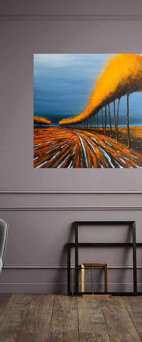 Orange County -  Clouds and Fields by Danijela Dan