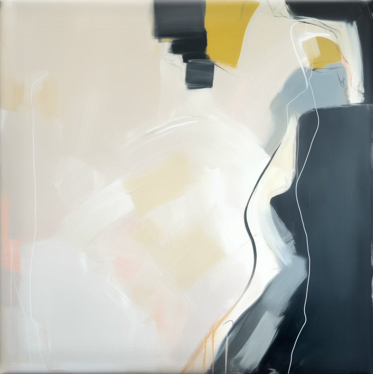 Breathline #1 By V+V Kniazievi, 43 X 43, Artwork For Sale On Artfinder
