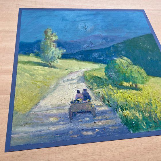 Road in the Carpathians