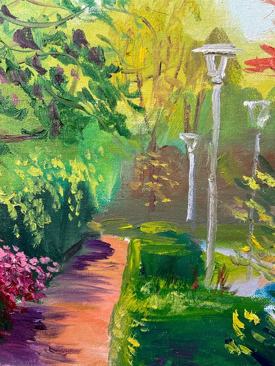 Dutch garden path