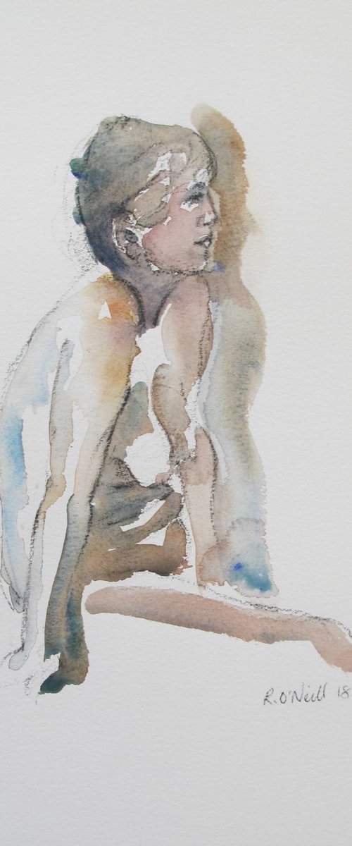 Seated nude by Rory O’Neill