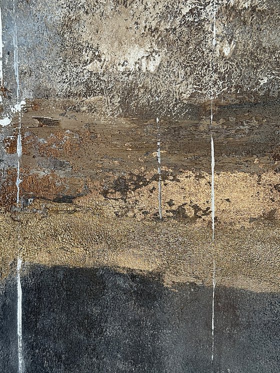 Golden Horizons: Golden Frameworks Diptych