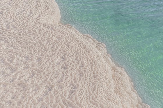 Dead Sea. Beach season.
