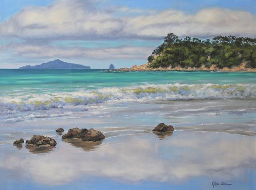 Langs Beach, New Zealand by Kristen Olson Stone