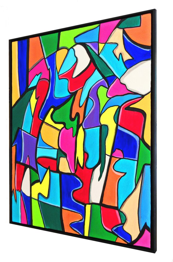 COLOUR  VARIATION  2,  XL,  framed