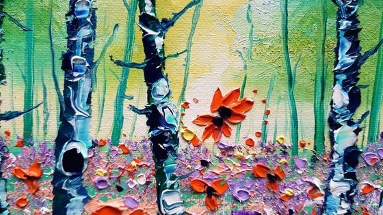 "Colourful Forest & Flowers in Love"